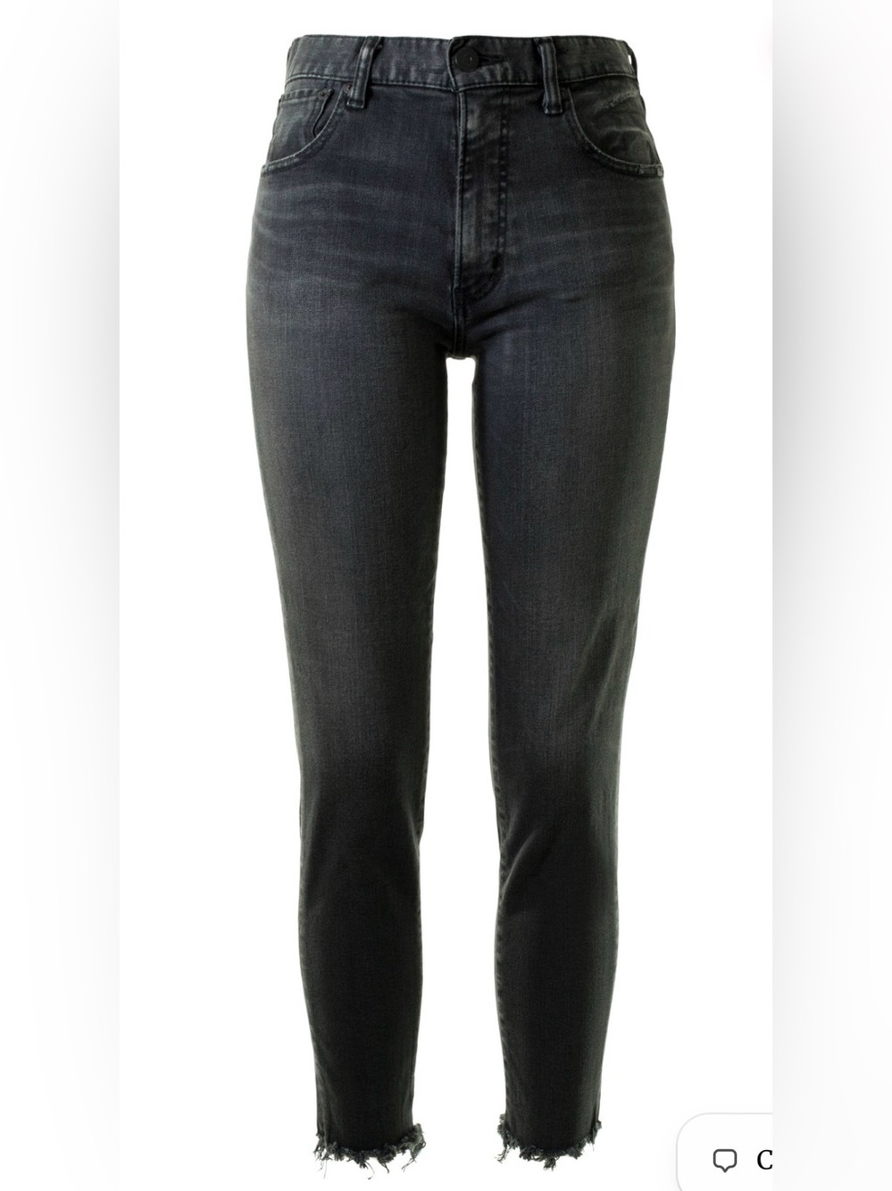 MOUSSY VINTAGE Westcliffe Skinny High-waisted Denim Jean in Light Black size 24